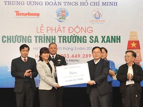 Vận động tổ chức, cá nhân ủng hộ Chương trình “Trường Sa xanh”