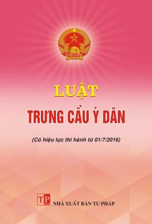 Cử tri có quyền bỏ phiếu trưng cầu ý dân