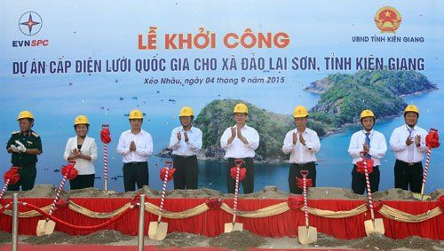 2 xã đảo phía Nam sẽ được cấp điện trong quý III/2016