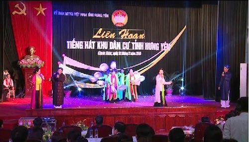 Hưng Yên tổ chức liên hoan tiếng hát khu dân cư năm 2016