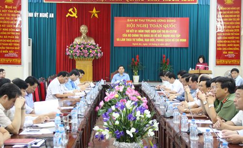 Nghệ An: Tiếp tục đẩy mạnh học tập và làm theo Bác