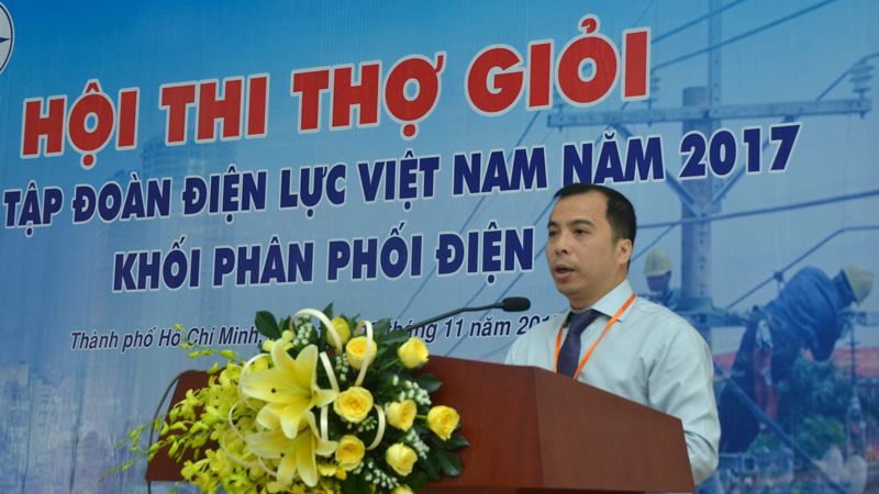 55 thợ điện khối phân phối tranh tài tại Hội thi Thợ giỏi EVN năm 2017