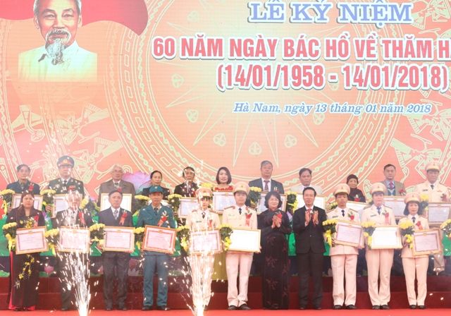 Hà Nam kỷ niệm 60 năm ngày Bác Hồ về thăm 