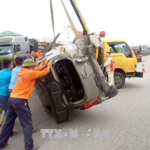 Tai nạn giao thông nghiêm trọng trên Quốc lộ 5 làm 5 người bị thương