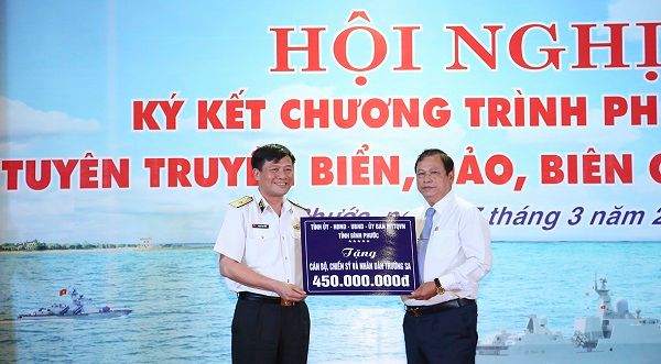 Địa phương thứ 61 ký kết Chương trình phối hợp tuyên truyền biển, đảo 