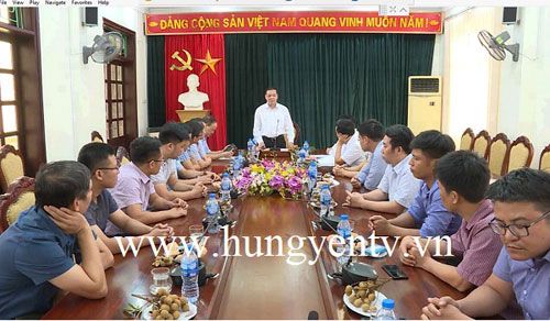 Bộ trưởng Bộ Khoa học và Công nghệ làm việc tại Hưng Yên