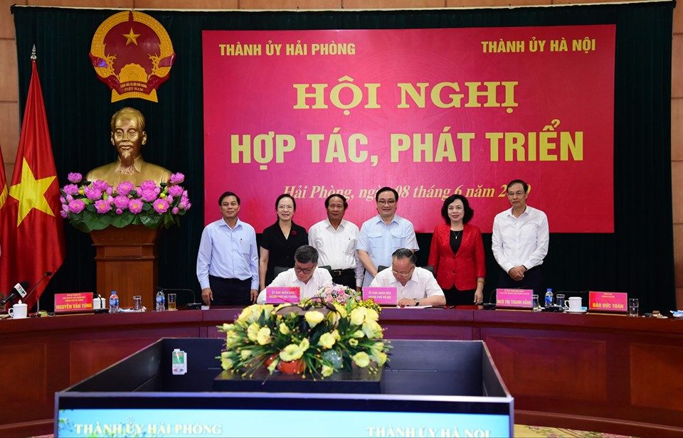  Tăng cường hợp tác, phát triển Hà Nội – Hải Phòng