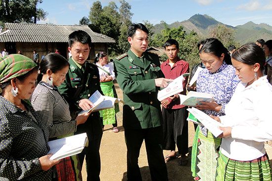 Đồn Biên phòng Mường Lạn chủ động, sáng tạo trong thực hiện Chỉ thị 05