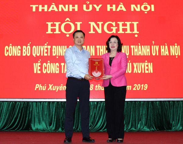 Hà Nội: Phú Xuyên, Thanh Trì có Bí thư Huyện ủy mới