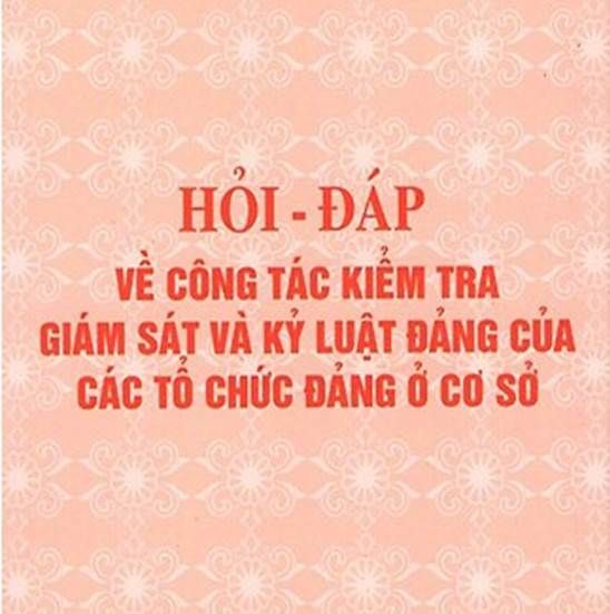 Việc thực hiện nhiệm vụ kiểm tra, giám sát của Ủy ban kiểm tra các cấp