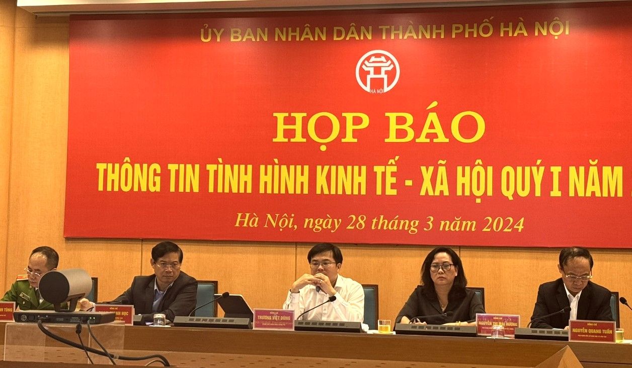 Hà Nội: GRDP của Hà Nội Quý I/2024 tăng 5,5%