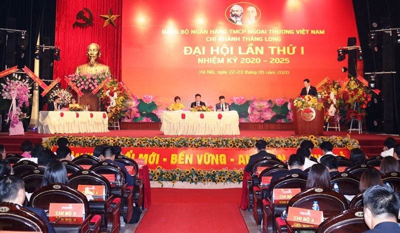 Đảng bộ Vietcombank Chi nhánh Thăng Long: Đại hội điểm bầu trực tiếp Bí thư 