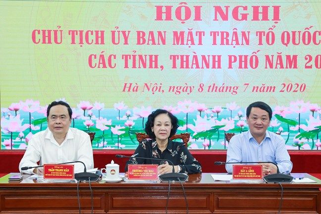 Hội nghị Chủ tịch Ủy ban MTTQVN các tỉnh, thành phố: Quyết tâm hơn, nỗ lực hơn để thực hiện “nhiệm vụ kép”