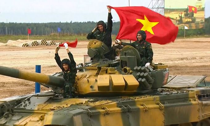 Đội tuyển xe tăng của Việt Nam vào bán kết Army Games 2020