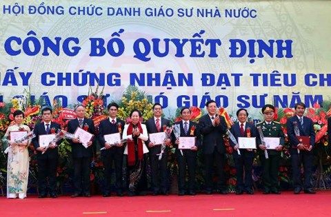 Sửa đổi tiêu chuẩn chức danh giáo sư, phó giáo sư