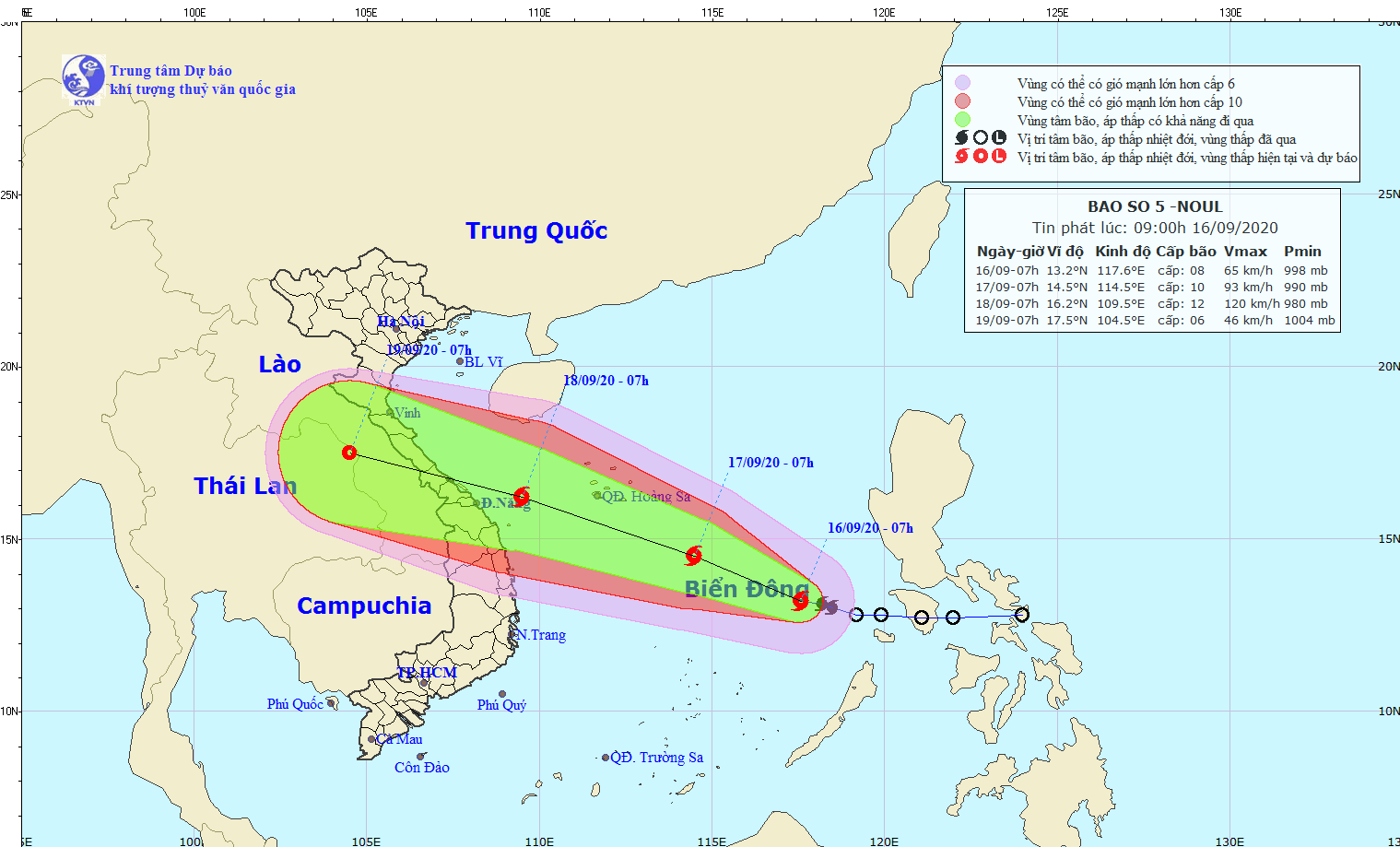 Sẵn sàng ứng phó với bão số 5