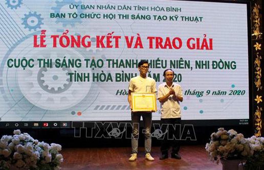 30 giải pháp đoạt giải Hội thi sáng tạo kỹ thuật tỉnh Hòa Bình