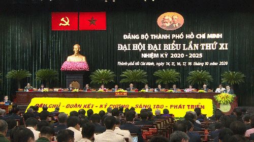 Khai mạc Đại hội Đại biểu Đảng bộ TP Hồ Chí Minh lần thứ XI