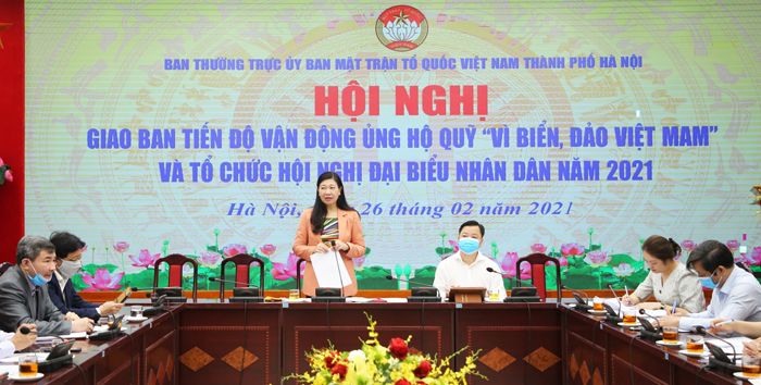 Hà Nội: Vận động ủng hộ Quỹ "Vì biển, đảo Việt Nam"