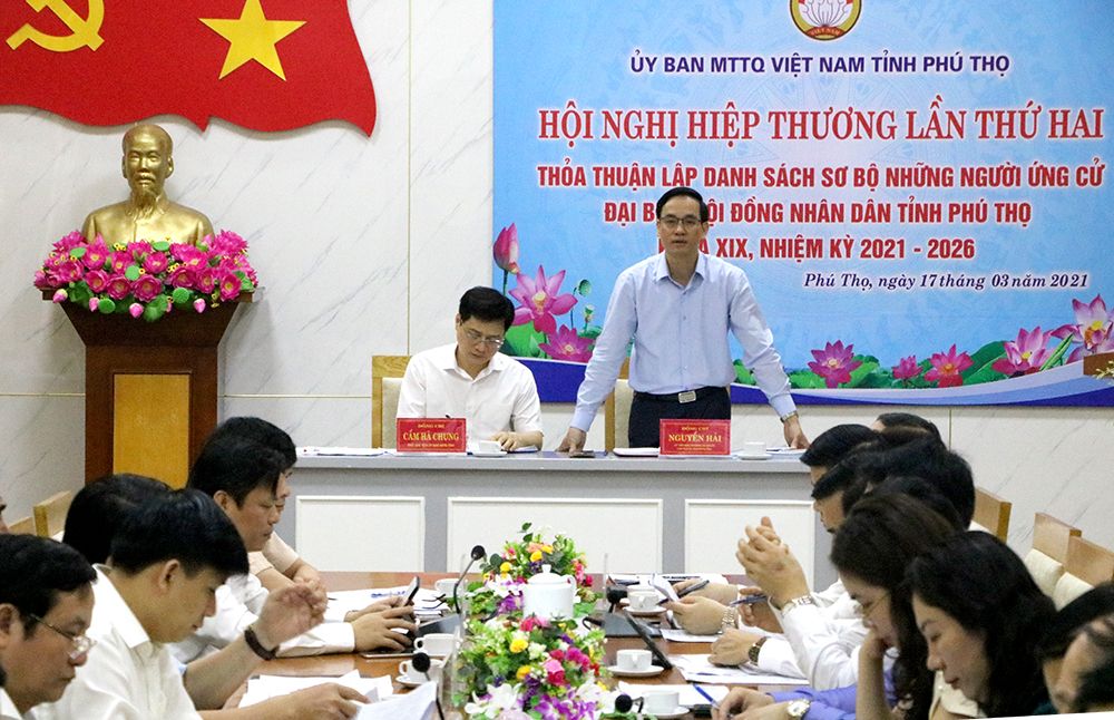 Phú Thọ: Lập danh sách sơ bộ những người ứng cử ĐBQH và đại biểu HĐND tỉnh