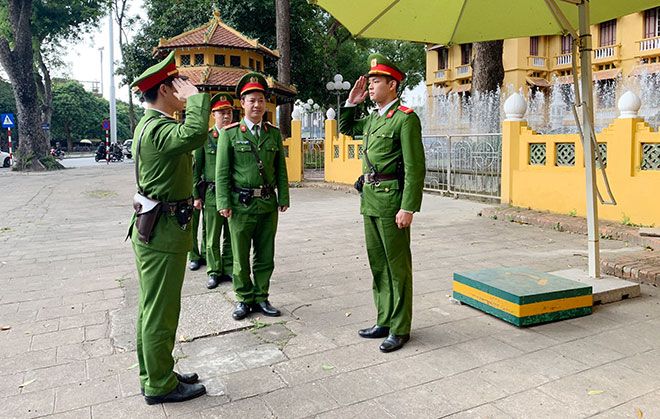 36 mục tiêu quan trọng do Cảnh sát nhân dân canh gác bảo vệ