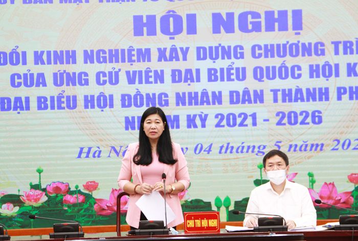 Hà Nội: Trao đổi kinh nghiệm xây dựng chương trình hành động của ứng cử viên đại biểu QH và HĐND