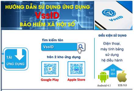 Nâng cấp ứng dụng VssID - Bảo hiểm xã hội số