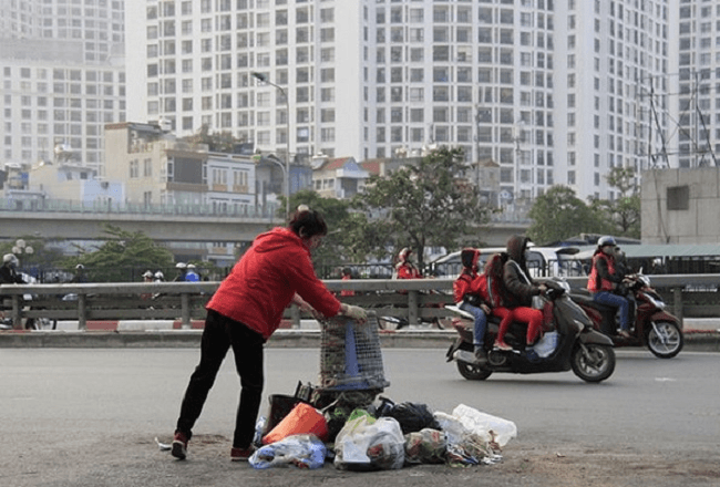 Vứt, thải rác thải sinh hoạt, trên vỉa hè, lòng đường bị xử phạt như thế nào?