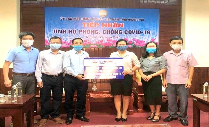 EVNCPC tiếp tục ủng hộ gần 4,3 tỷ đồng vào Quỹ Vắc-xin phòng, chống dịch COVID-19