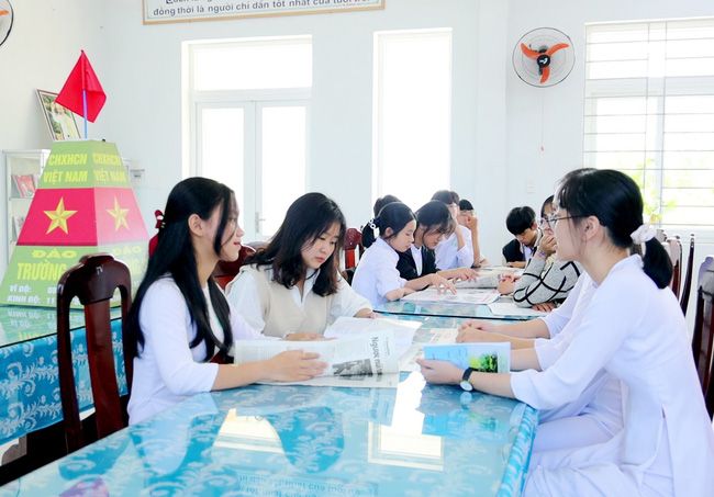 Quảng Nam:Tăng cường phát triển văn hóa đọc cho học sinh