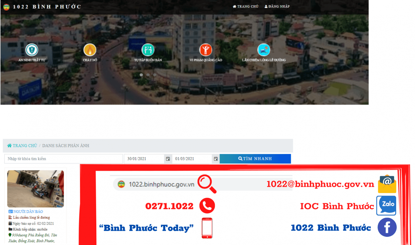 Bình Phước: Tiếp nhận thông tin phòng, chống dịch COVID-19 trên hệ thống Tổng đài dịch vụ công 1022