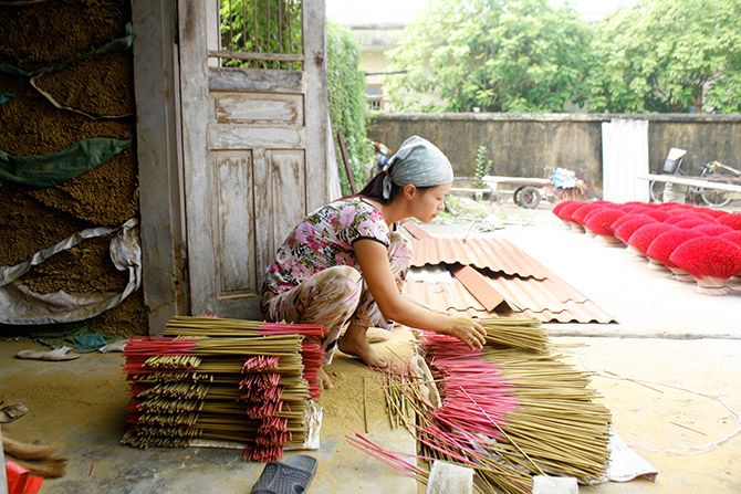 Làng hương xạ nổi tiếng đất Hưng Yên