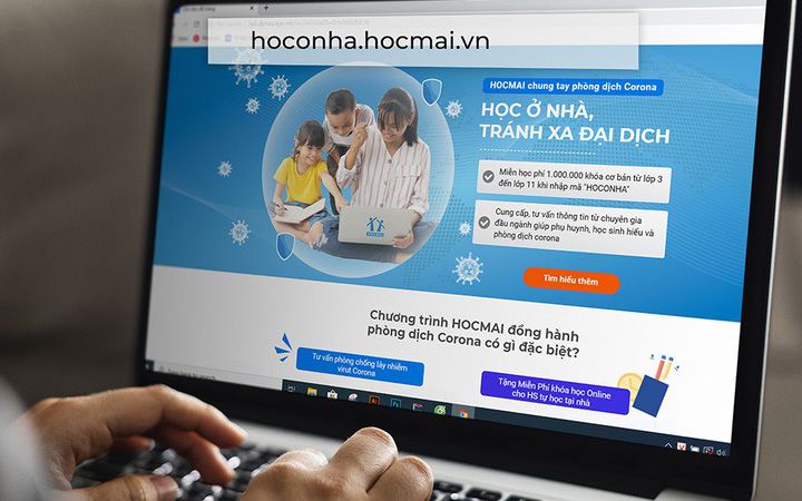  HOCMAI tặng miễn phí giải pháp toàn diện phục vụ giảng dạy trực tuyến