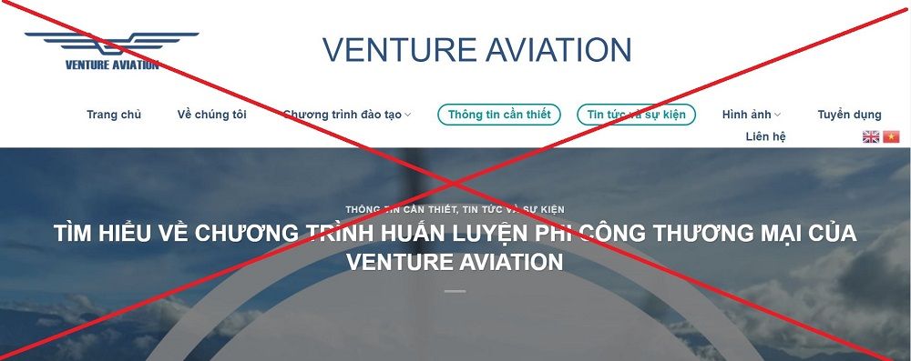 Cảnh báo đào tạo phi công hình thức online trái phép