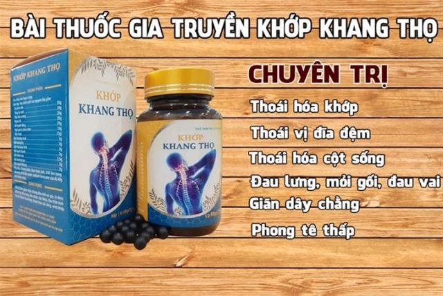 Cẩn thận với thông tin về sản phẩm Khớp Khang Thọ trên một số website