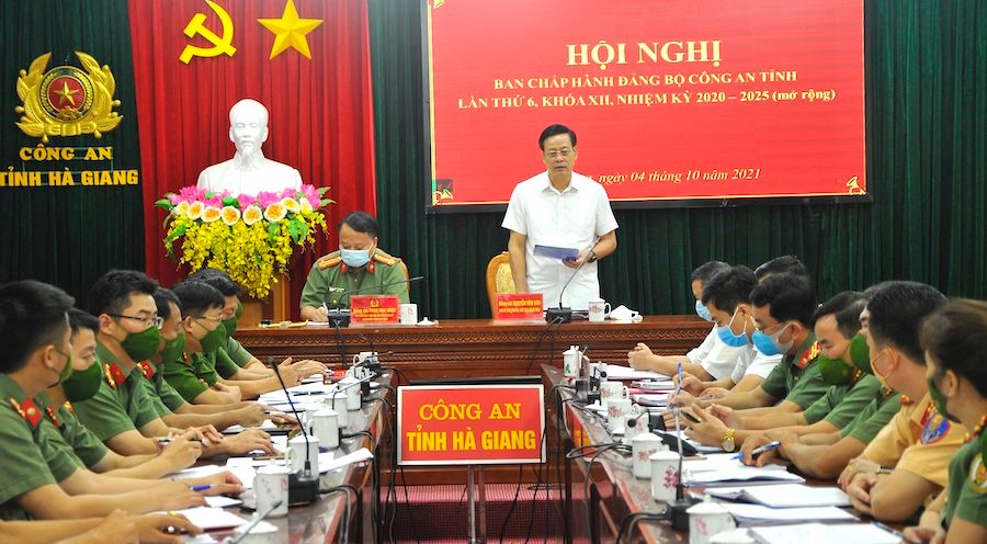 Hà Giang: Tiếp tục củng cố, nâng cao năng lực lãnh đạo, sức chiến đấu của tổ chức Đảng trong lực lượng công an