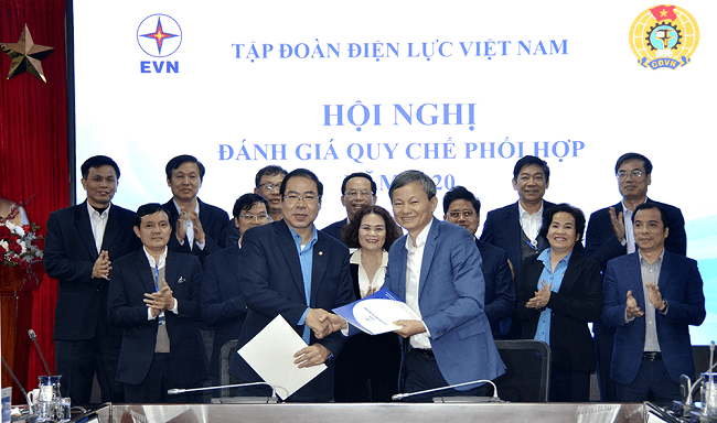 EVN: Ký kết Quy chế phối hợp hoạt động năm 2021