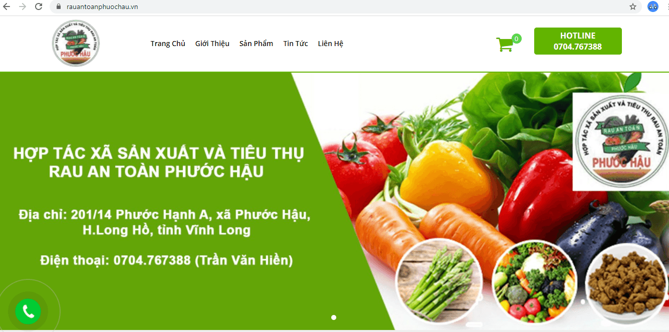 Phát triển thương mại điện tử cho nông sản Vĩnh Long với tên miền “.vn”