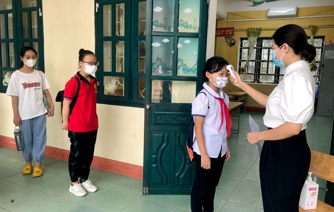 Yên Bái: Các trường học tăng cường phòng, chống dịch COVID-19