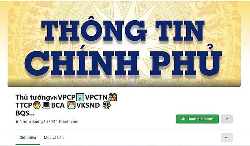 Lập nhiều group mạo danh cơ quan nhà nước để bán hàng trên Facebook