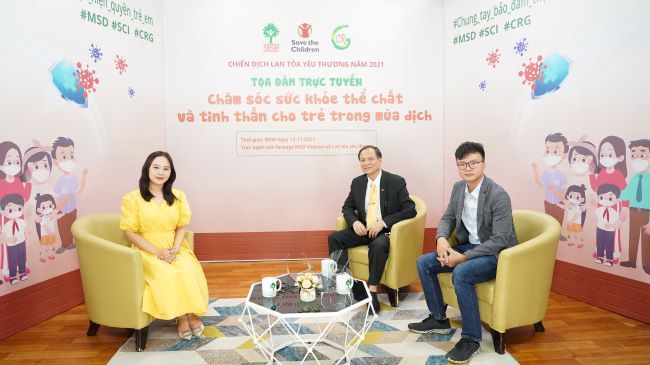 Tọa đàm chăm sóc sức khỏe thể chất và tinh thần cho trẻ trong mùa dịch