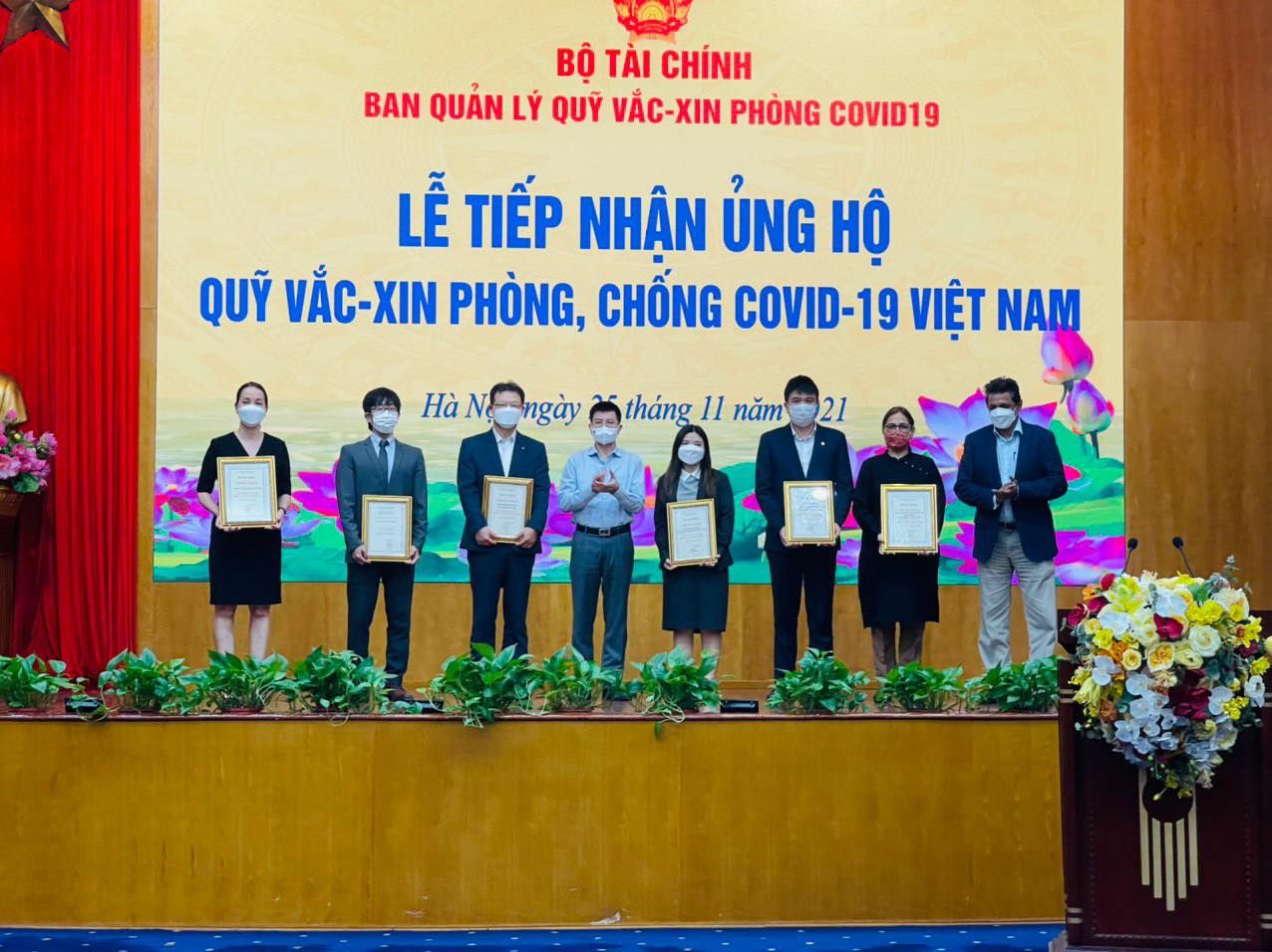 Quỹ vắc xin phòng, chống COVID-19 tiếp nhận ủng hộ từ 7 đơn vị