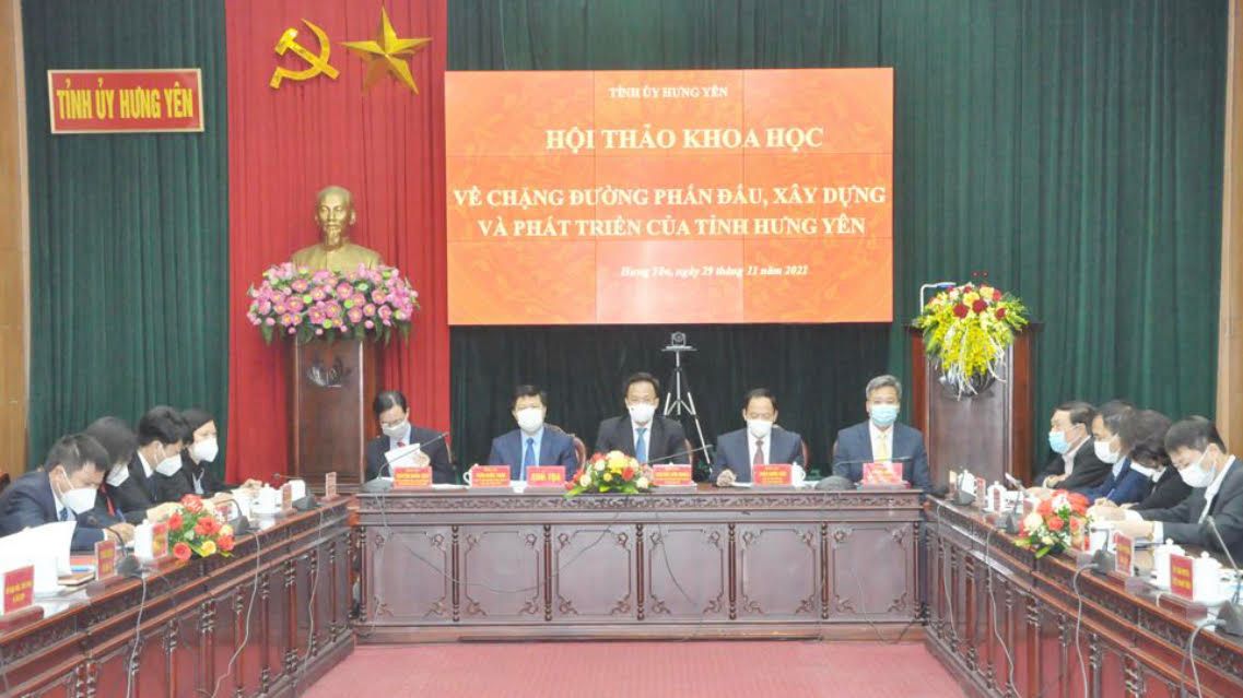 Hội thảo khoa học về chặng đường phấn đấu, xây dựng và phát triển của tỉnh Hưng Yên