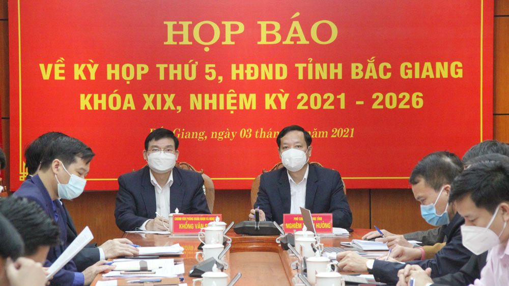 Kỳ họp thứ 5, HĐND tỉnh Bắc Giang dự kiến thông qua 22 nghị quyết