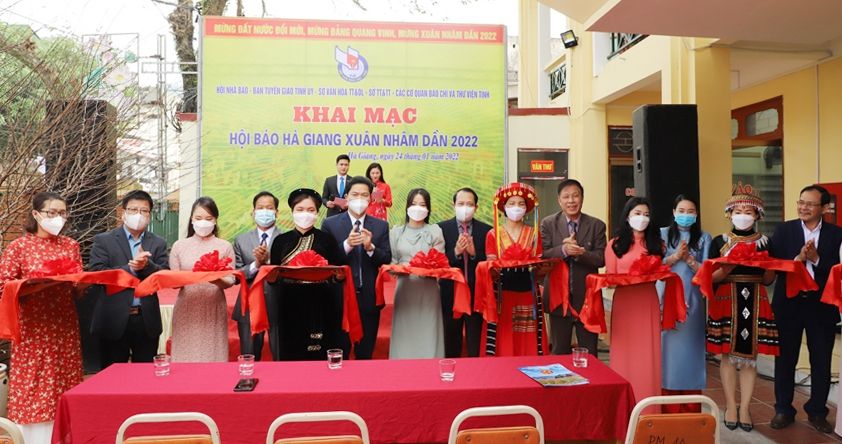 Hà Giang: Khai mạc Hội Báo Xuân Nhâm Dần 2022