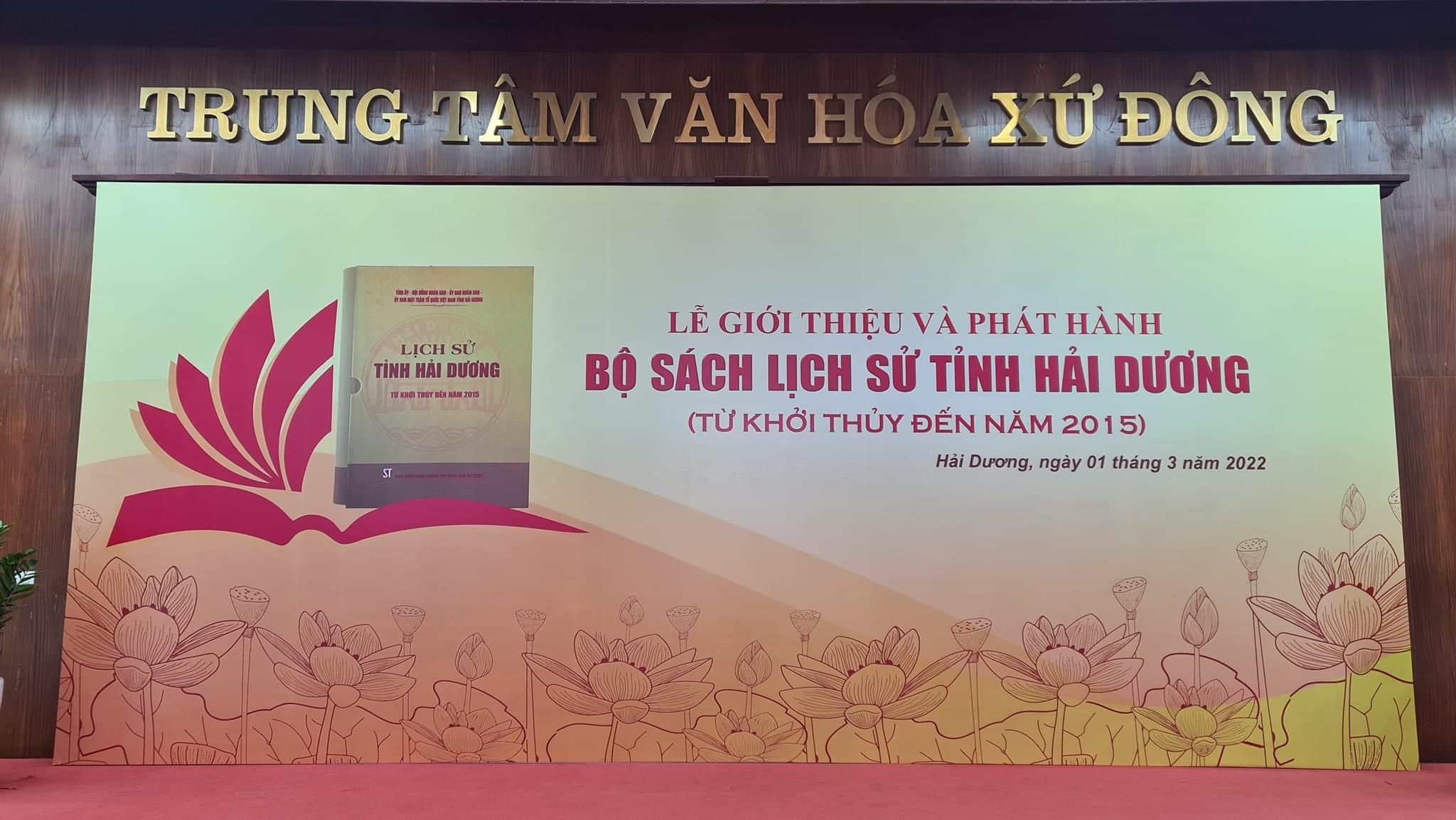 Sẵn sàng cho Lễ ra mắt Bộ sách Lịch sử tỉnh Hải Dương