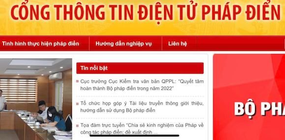 Quyết tâm đưa Bộ pháp điển “về đích sớm“ trong năm 2022