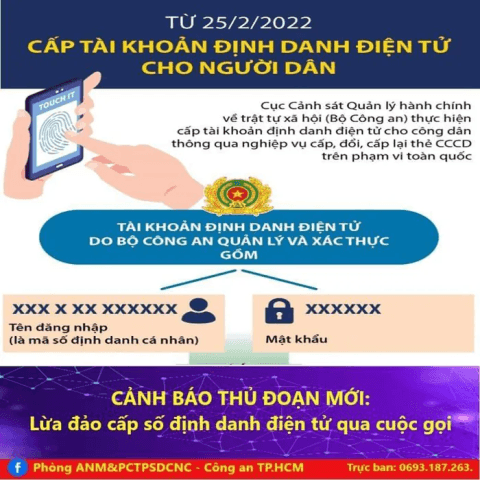 Chiêu trò lừa đảo mới thông qua cấp tài khoản xác thực định danh 