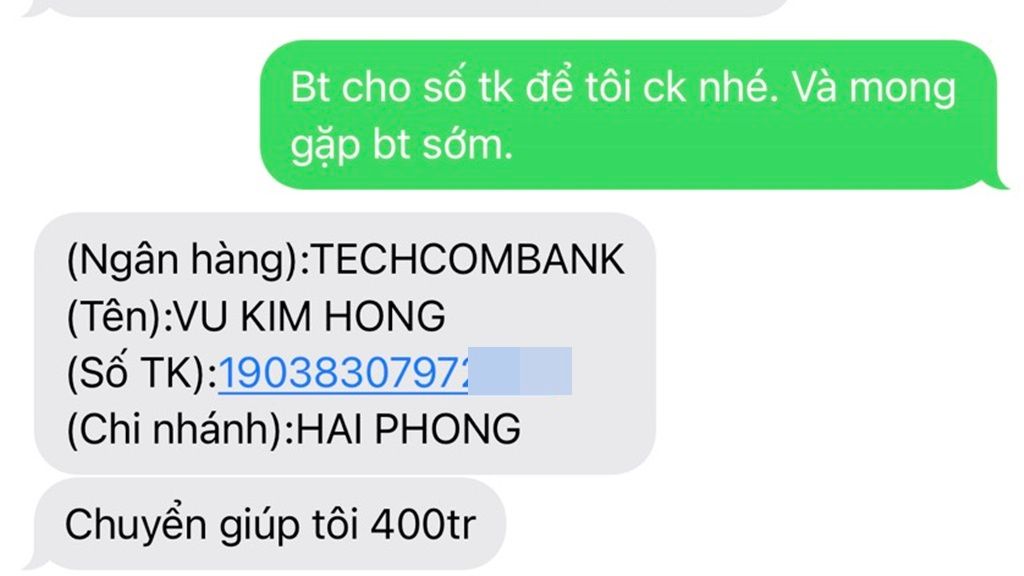 Liên quan vụ việc tin nhắn mạo danh Bí thư Thành ủy Hải Phòng nhằm mục đích lừa đảo