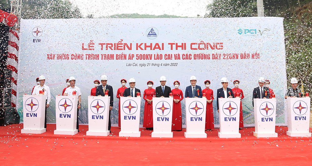 Khởi công Trạm biến áp 500kV Lào Cai và đường dây đấu nối